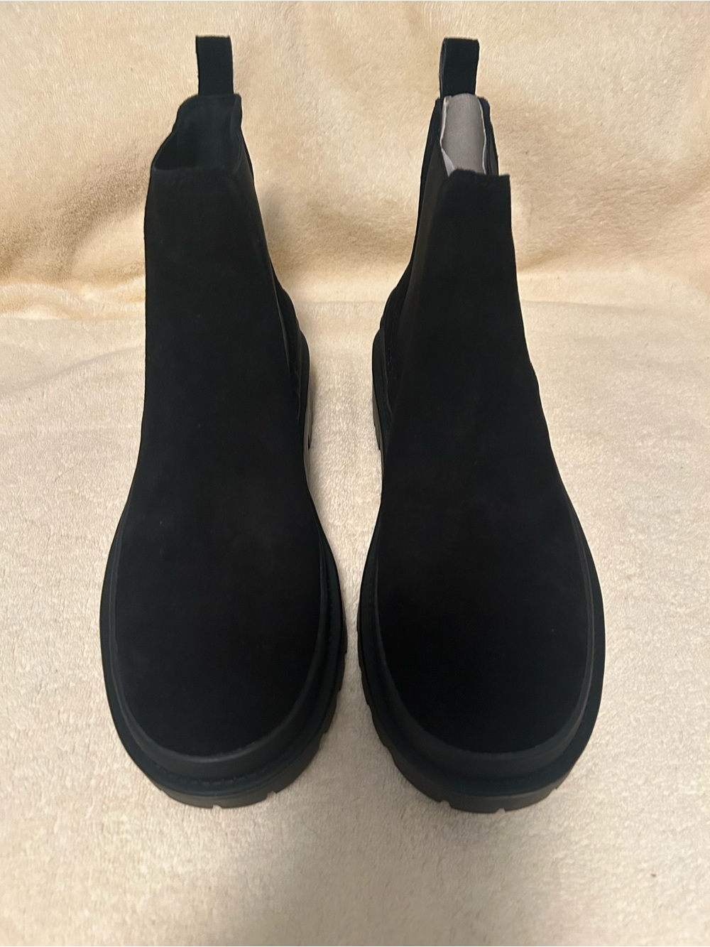 Black Pointed-Toe Buckle Stiletto Ankle Boots